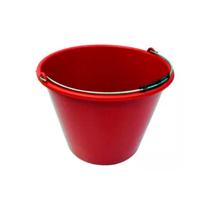 Balde Plástico Vermelho 12 Litros Sanches Balde Plástico Vermelho 12 Litros Sanches