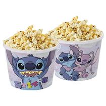 Balde Pote de Pipoca Stitch Disney 2,1 Litros Cinema Em Casa