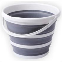 Balde Powermaid Retratil Bco/Cz 10L