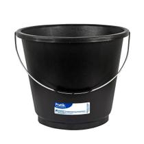 Balde Pratik Reforçado 12 litros com Alça de Aço Preto - Embalagem com 6 Unidades Balde Pratik Reforçado 12 litros com Alça de Aço Preto - Embalagem com 6 Unidades