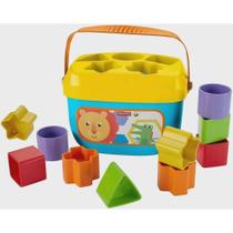 Balde Primeiros Blocos do Bebê 10 Peças - Fisher Price Balde Primeiros Blocos do Bebê 10 Peças - Fisher Price