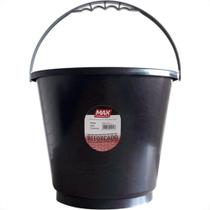 Balde Pvc Max Preto 12L Balde Pvc Max Preto 12L