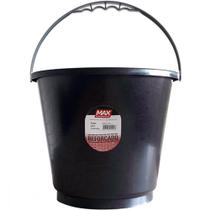 Balde Pvc Max Preto 12L