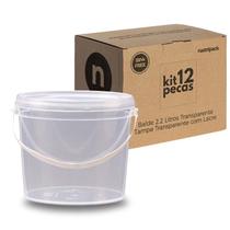 Balde Que Conserva O Sabor Dos Alimentos - Kit 12 Pçs