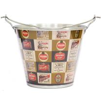 Balde Redar de Alumínio Brahma Rótulos RT8213