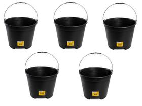 Balde Reforçado para limpeza, Concreto capacidade de 12 Litros uso em geral
