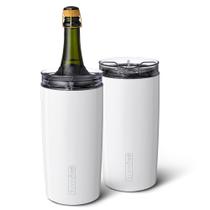 Balde resfriador de vinho BrüMate Togosa 2 em 1 1,45 L branco gelado Balde resfriador de vinho BrüMate Togosa 2 em 1 1,45 L branco gelado