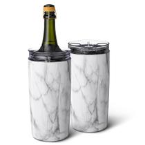 Balde resfriador de vinho BrüMate Togosa 2 em 1 1,45 L Carrara Balde resfriador de vinho BrüMate Togosa 2 em 1 1,45 L Carrara
