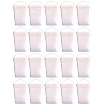 Balde Retangular 20Lts Para Produtos Fresco 20 Pcs