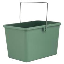 Balde Retangular com Alça de Metal 12,8 Litros 2 Unidades