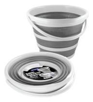 Balde Retrátil 10l Flexível Dobrável Silicone