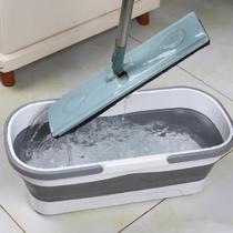 Balde retratil 15 l bacia mop grande dobravel com rodinhas