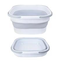 Balde retrátil de plástico com alças e rodinhas 10 litros Balde retrátil de plástico com alças e rodinhas 10 litros