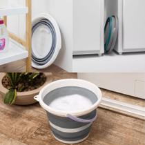 Balde Retrátil Dobrável 10 Litros Silicone Powermaid