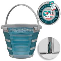Balde Retrátil Flash Limp com Alça Prático e Fácil de guardar Flexível Dobrável Tamanho:10 Litros Balde Retrátil Flash Limp com Alça Prático e Fácil de guardar Flexível Dobrável Tamanho:10 Litros