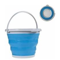 Balde Retrátil P/ Limpeza Sanfonado Silicone 5l Pequeno