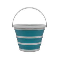 Balde Retrátil Verde Esmeralda 10L - FlashLimp