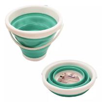 Balde Retrátil Verde Esmeralda Fratelli 5 Litros Balde Retrátil Verde Esmeralda Fratelli 5 Litros