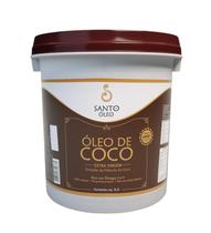 Balde Santo Óleo De Coco Extra Virgem De Película 3,2 Litros