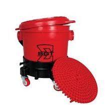 Balde separador de particulas com carrinho 360 graus