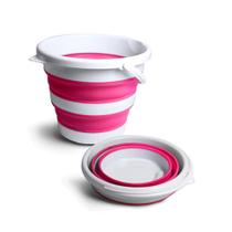 Balde Silicone Dobrável Retrátil 10 Litros Balde Silicone Dobrável Retrátil 10 Litros