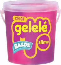 Balde Slime Color Gelelé Doce Brinquedo 457G 2 Cores Rosa E Balde Slime Color Gelelé Doce Brinquedo 457G 2 Cores Rosa E
