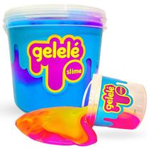 Balde Slime Gigante Colorido Antialergico Amoeba Gelele Balde Slime Gigante Colorido Antialergico Amoeba Gelele