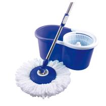 Balde Spin Mop 12 Litros Esfregão Giratório Rotação 360º Limpeza Rápida e Fácil - Bompack