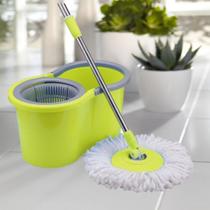 Balde Spin Mop 360 6 Litros C/ Esfregão E 1 Refil Limpeza