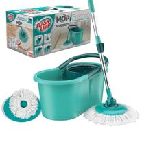 Balde Spin Mop 360 Com Esfregão Completo e Refil Flash Limp Balde Spin Mop 360 Com Esfregão Completo e Refil Flash Limp