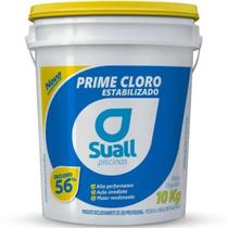 Balde Suall Prime Estabilizado 56% Ativo Cloro Piscinas 10kg