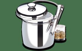 Balde Térmico Para Gelo Com Tampa E Pinça Brinox Arienzo 1,5 Litros Aço Inox