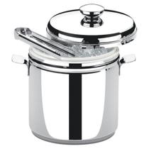 Balde Térmico para Gelo Inox Savoy c/ Pegador Brinox - 1074/100 Balde Térmico para Gelo Inox Savoy c/ Pegador Brinox - 1074/100