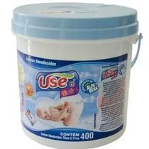 Balde Toalhas Umedecidas Use It Baby Com 800 Unidades Azul