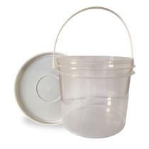 Balde Transparente 2.2L para ofuro bebe 5 Pçs