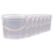 Balde Transparente Para Maionese 10 Pças Balde Transparente Para Maionese 10 Pças