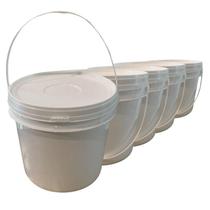 Balde Ursinho Tupperware 2.2 Litros Branco 5 Pçs