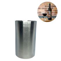 Balde Vinho Champanheira Inox Escovado Parede Dupla Prana