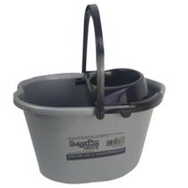 BALDE ZIG ZAG 14 LITROS COM ESPREMEDOR Superpro Bettanin COD. 9230 Escorredor para Refis de Mop Úmido / Esfregão