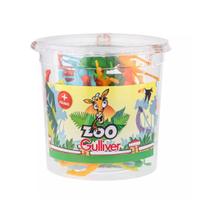 Balde Zoologico Com 36 Animais Coloridos 1038 Gulliver Balde Zoologico Com 36 Animais Coloridos 1038 Gulliver