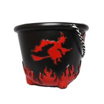 Baldinho de Halloween com Alça - Bruxa - Vermelho - 14,5x19cm - 1 unidade - Rizzo Baldinho de Halloween com Alça - Bruxa - Vermelho - 14,5x19cm - 1 unidade - Rizzo