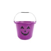 Baldinho de Halloween com Alça - Rosto Abóbora Roxa - 1 unidade - Cromus - Rizzo Baldinho de Halloween com Alça - Rosto Abóbora Roxa - 1 unidade - Cromus - Rizzo