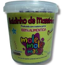 Baldinho de massinhas de modelar atividades artes multicores 500 g moldável com cheirinho de morango