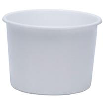 Baldinho de Pipoca em Plástico PP Ou PE 1 e 5 l Kit 20 Unidades Branco OEM