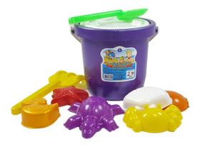 Baldinho De Praia 10 Peças Infantil Sortido Tamanho 05