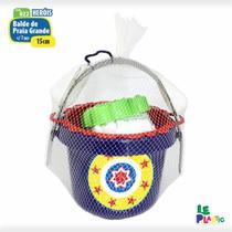 Baldinho de praia baldinho 15cm c/ acessorios leplastic Baldinho de praia baldinho 15cm c/ acessorios leplastic