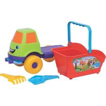 Baldinho de praia cacamba grande p/praia c/acess merco toys