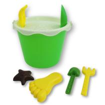 Baldinho de Praia Infantil SORTIDO Completo Brinquedo Com Moldes Forminhas Envio Baldinho de Praia Infantil SORTIDO Completo Brinquedo Com Moldes Forminhas Envio