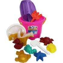 Baldinho De Praia Kit Aventura No Castelo 20Cm(S Baldinho De Praia Kit Aventura No Castelo 20Cm(S