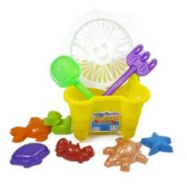 Baldinho de praia kit castelo de areia 19cm (sortido 1 unid) - REI DO BALDE Baldinho de praia kit castelo de areia 19cm (sortido 1 unid) - REI DO BALDE